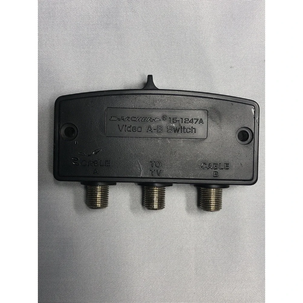 Archer Video A-B Switch Cable Coaxial Model 15-1247.